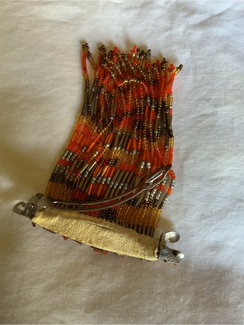 Handmade Beaded Barrette - Picture 4 of 4